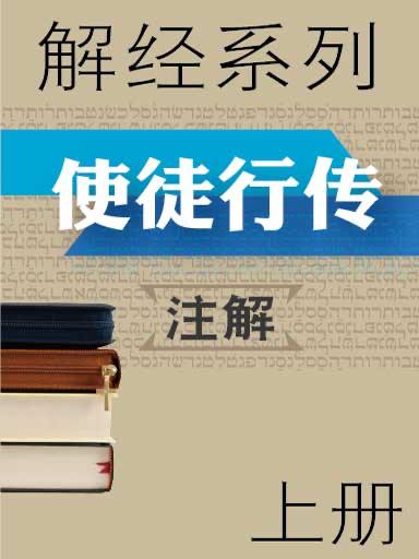 解经系列：使徒行传注解（上册）