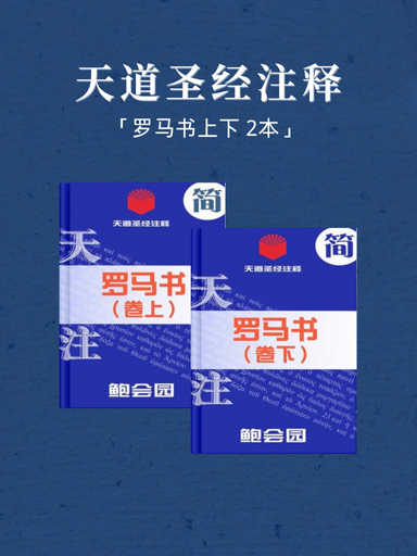 天道圣经注释(罗马书上下 2本)